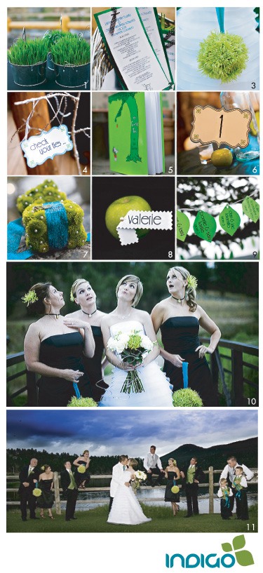 This August wedding held at the Lake House in Evergreen Colorado 